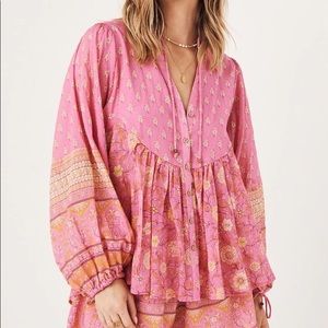 Spell Utopia Blouse Flamingo